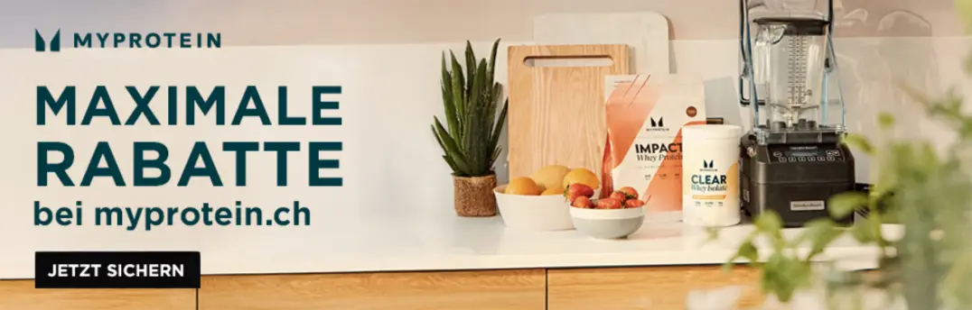 Maximale Rabatte für Myprotein sichern