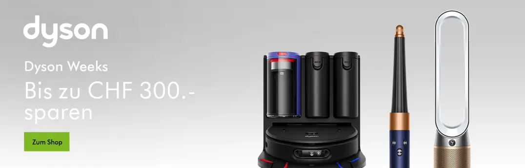 Bis zu CHF 300.- Rabatt auf Artikel in den Dyson Weeks sichern!