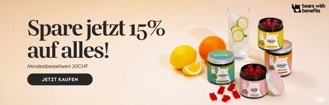 Exklusiv 15% auf alles sparen!
