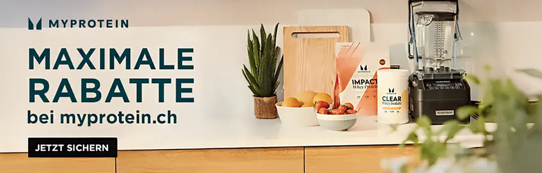 Maximale Rabatte bei Myprotein